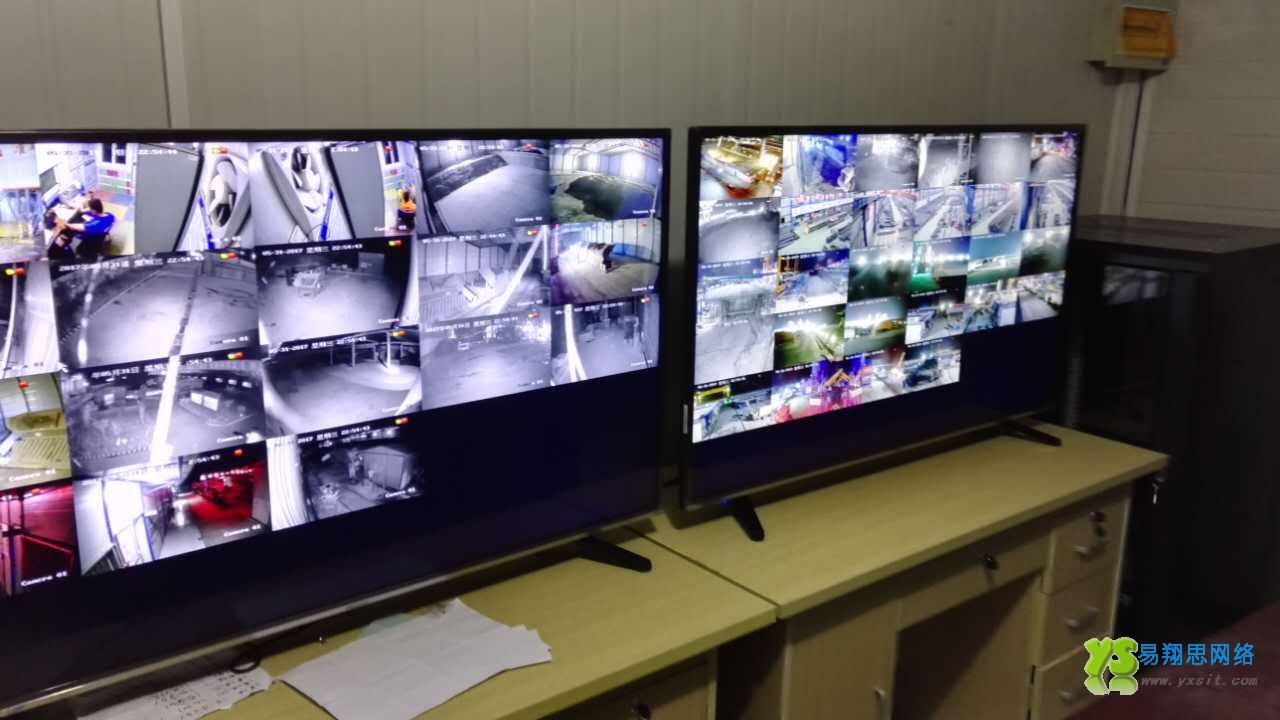 泗阳某厂区海康威视200万像素监控安装方案 - 易翔思网络